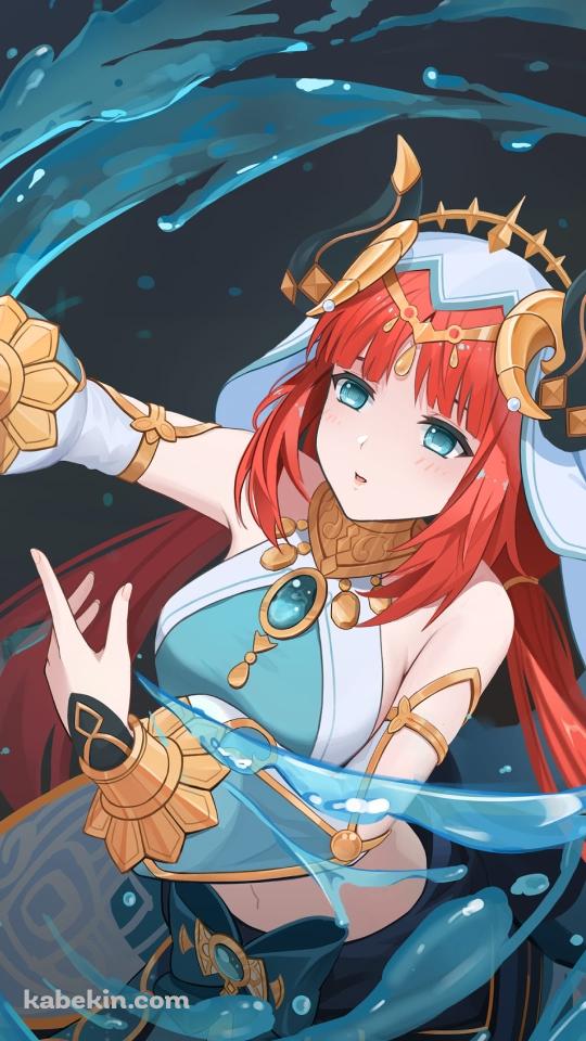 舞い水を纏うニィロウ / ズバイルシアター / 原神のAndroidの壁紙(540px x 960px) スマホ用
