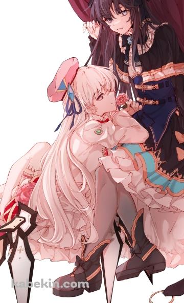 めちゃくちゃ綺麗な光と対立 / ワインレッドのカーテン / アーケアのAndroidの壁紙(360px x 592px) スマホ用