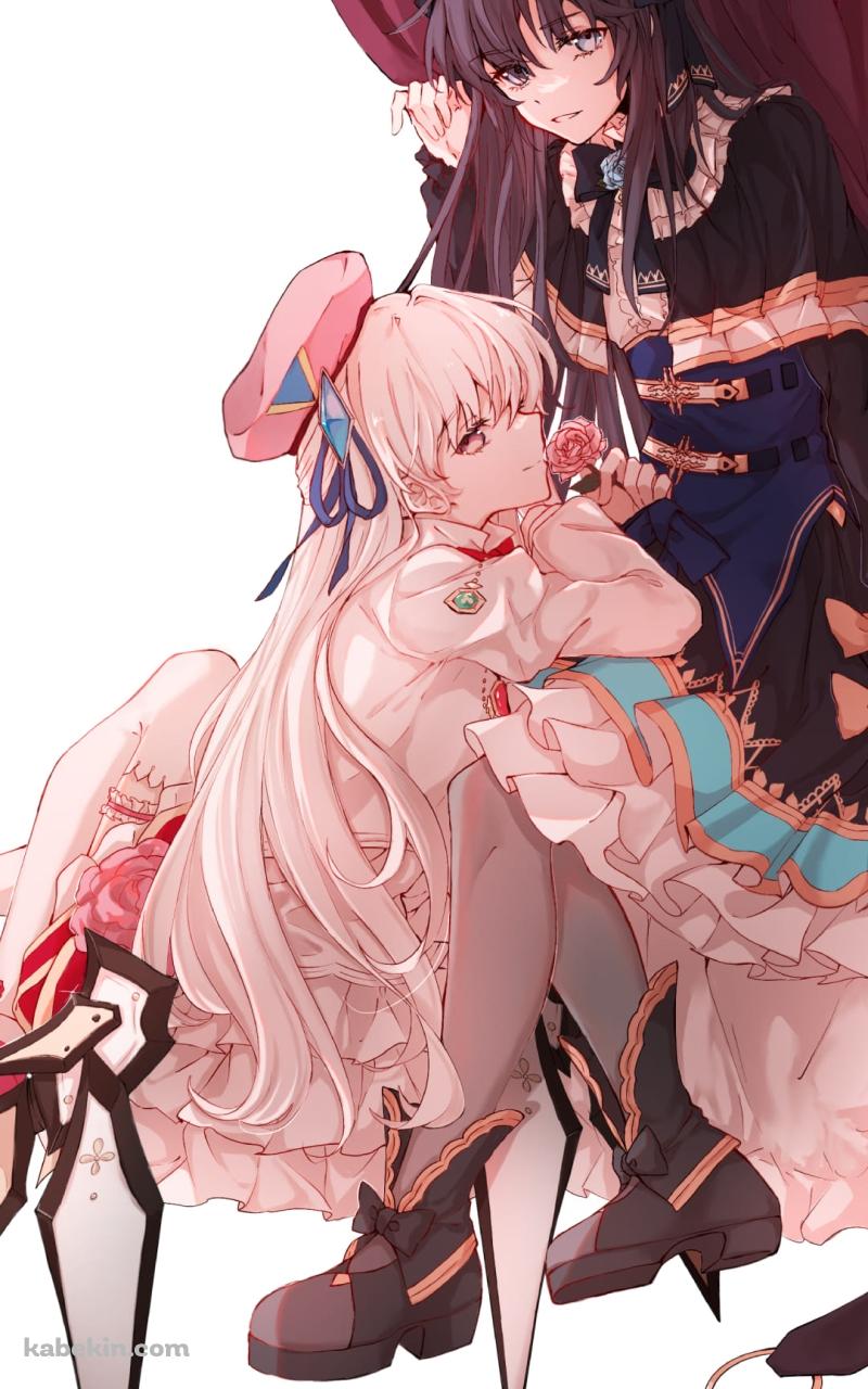 めちゃくちゃ綺麗な光と対立 / ワインレッドのカーテン / アーケアのAndroidの壁紙(800px x 1280px) スマホ用