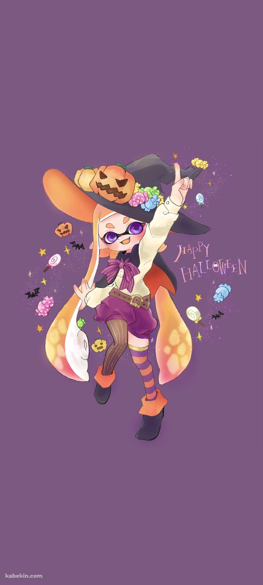 インクリング / ハロウィン / スプラトゥーンのAndroidの壁紙(1080px x 2400px) スマホ用