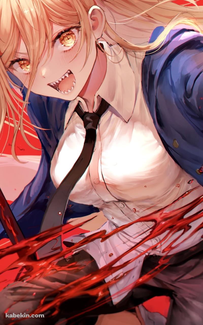攻撃するムチムチのマキマ / チェンソーマンのAndroidの壁紙(800px x 1280px) スマホ用