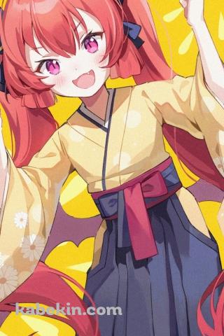 ガッツポーズする赤司ジュンコ / ブルアカ / ブルーアーカイブのAndroidの壁紙(320px x 480px) スマホ用
