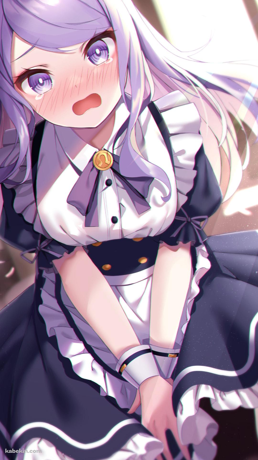 メイド姿で恥ずかしそうなメジロマックイーン / ウマ娘プリティーダービーのAndroidの壁紙(1080px x 1920px) スマホ用