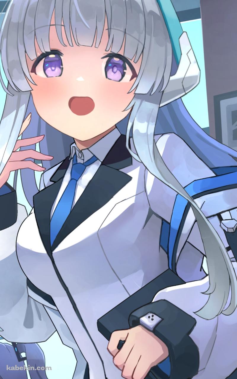 笑顔の生塩ノア / 早瀬ユウカ / ブルアカ / ブルーアーカイブのAndroidの壁紙(800px x 1280px) スマホ用