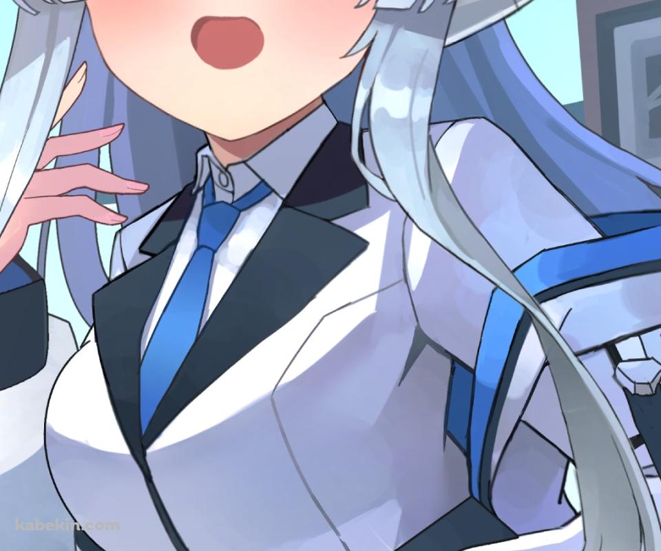 笑顔の生塩ノア / 早瀬ユウカ / ブルアカ / ブルーアーカイブのAndroidの壁紙(960px x 800px) スマホ用