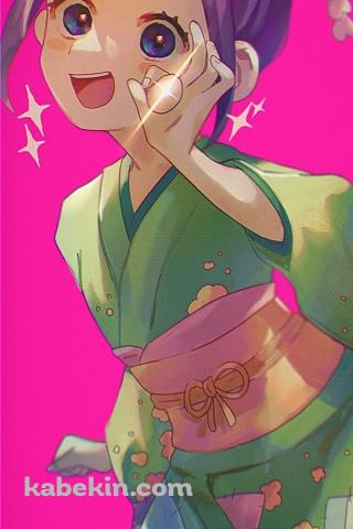 指で頬っぺたを持つお玉 / ワンピースのAndroidの壁紙(320px x 480px) スマホ用