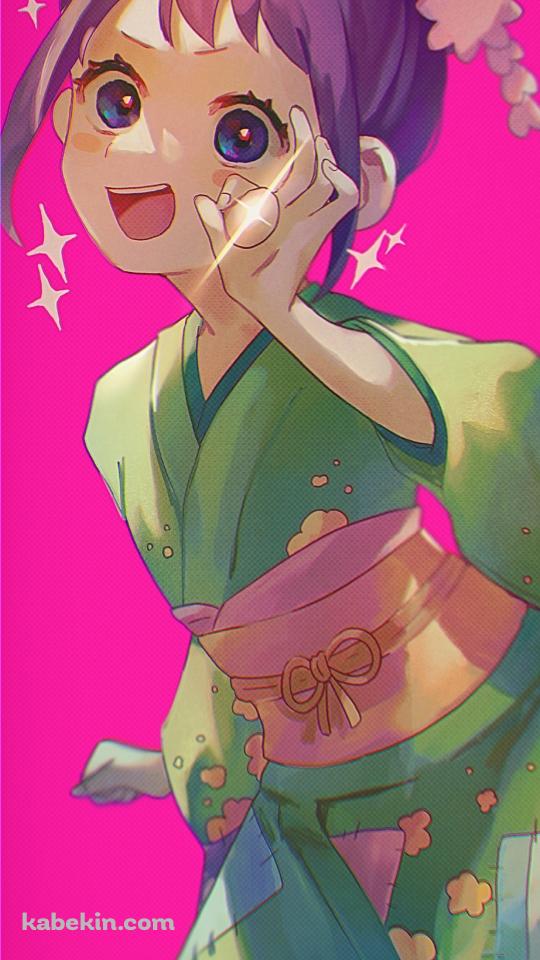 指で頬っぺたを持つお玉 / ワンピースのAndroidの壁紙(540px x 960px) スマホ用