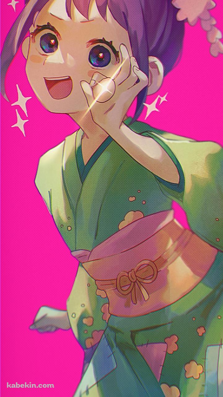 指で頬っぺたを持つお玉 / ワンピースのAndroidの壁紙(720px x 1280px) スマホ用