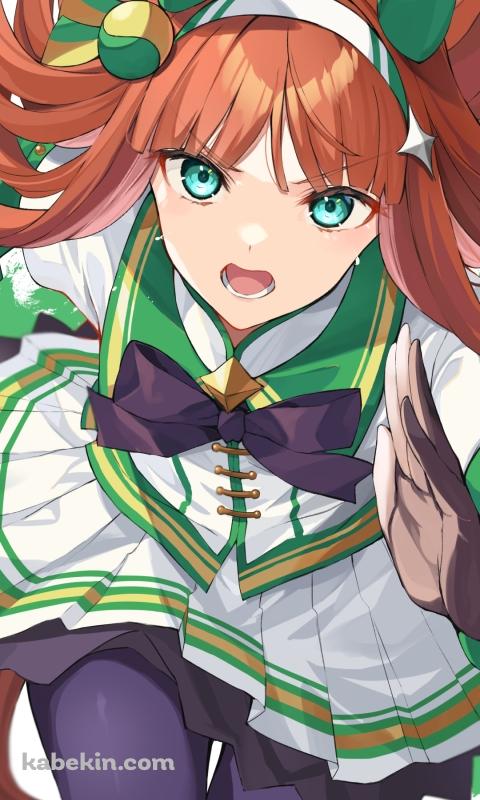 猛ダッシュするサイレンススズカ / 全力疾走 / ウマ娘プリティーダービー / ファンアート / イラストのAndroidの壁紙(480px x 800px) スマホ用