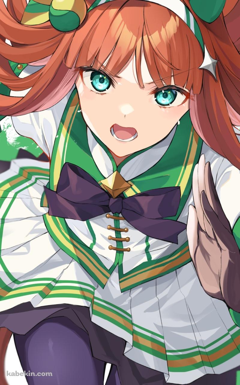 猛ダッシュするサイレンススズカ / 全力疾走 / ウマ娘プリティーダービー / ファンアート / イラストのAndroidの壁紙(800px x 1280px) スマホ用