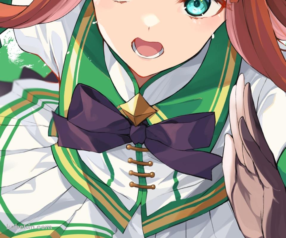 猛ダッシュするサイレンススズカ / 全力疾走 / ウマ娘プリティーダービー / ファンアート / イラストのAndroidの壁紙(960px x 800px) スマホ用