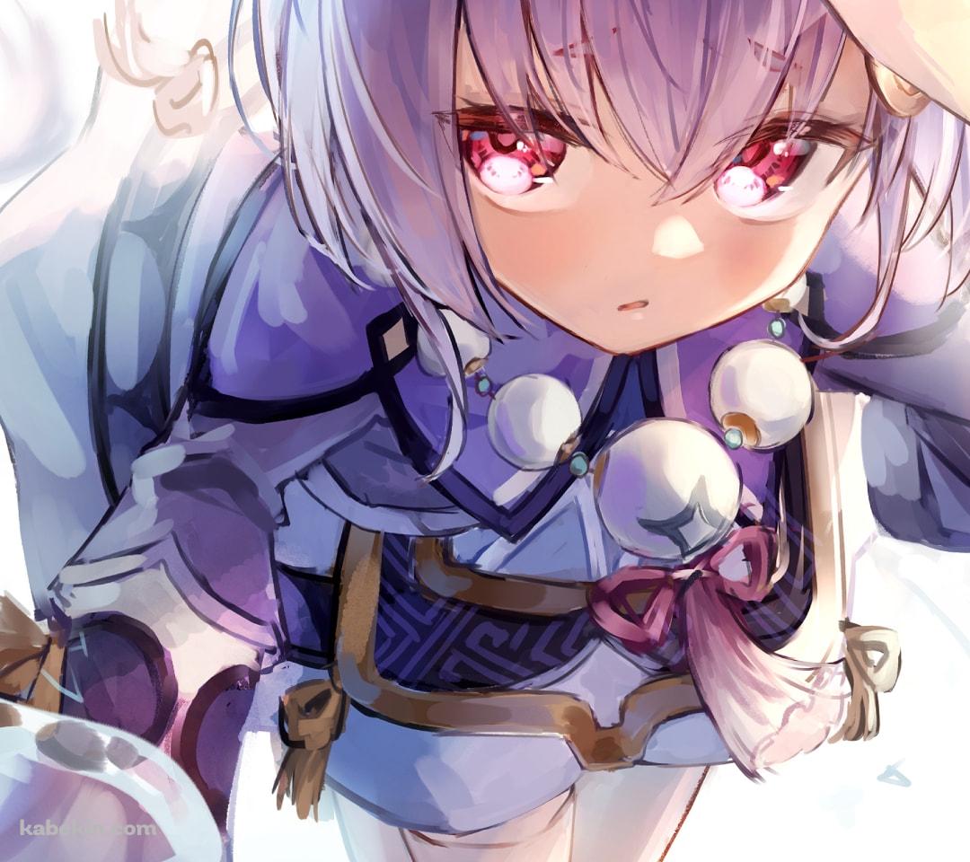 剣を持ち走る七七 / 原神のAndroidの壁紙(1080px x 960px) スマホ用