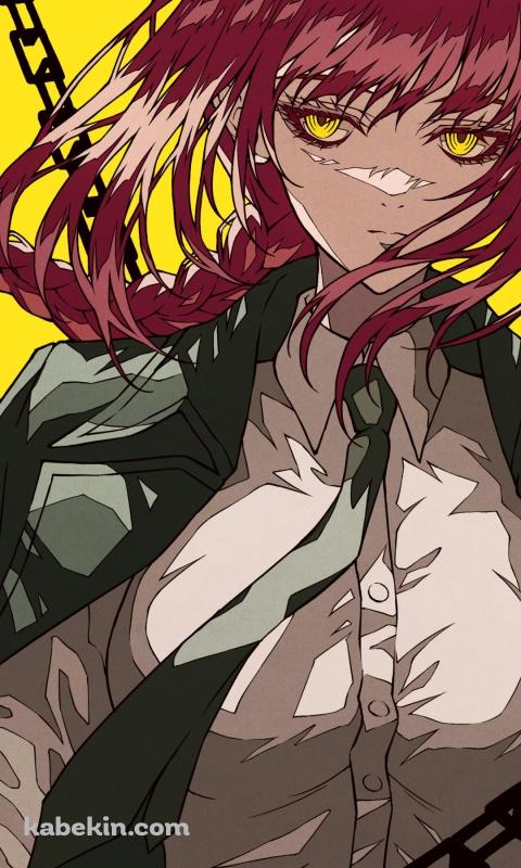 マキマと無数の鎖 / チェンソーマンのAndroidの壁紙(480px x 800px) スマホ用