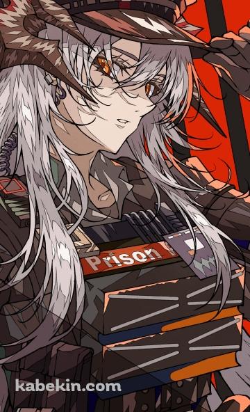 帽子を持つサリア / アークナイツのAndroidの壁紙(360px x 592px) スマホ用