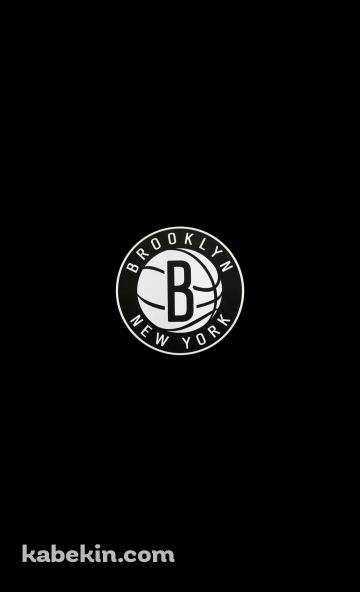 ブルックリン・ネッツ / Brooklyn Nets / プロバスケットボール / ロゴのAndroidの壁紙(360px x 592px) スマホ用
