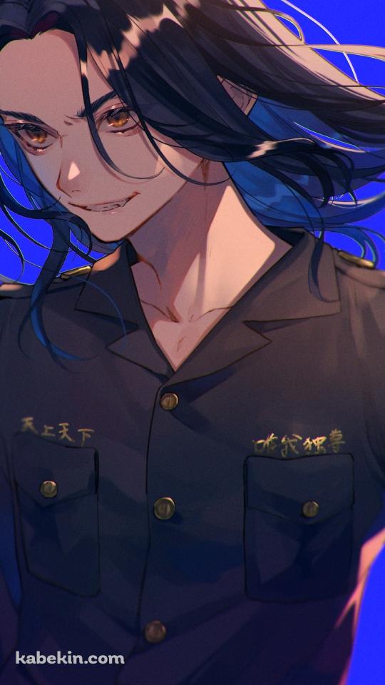 笑顔の場地圭介（ばじけいすけ） / かっこいい / 東京リベンジャーズのAndroidの壁紙(540px x 960px) スマホ用