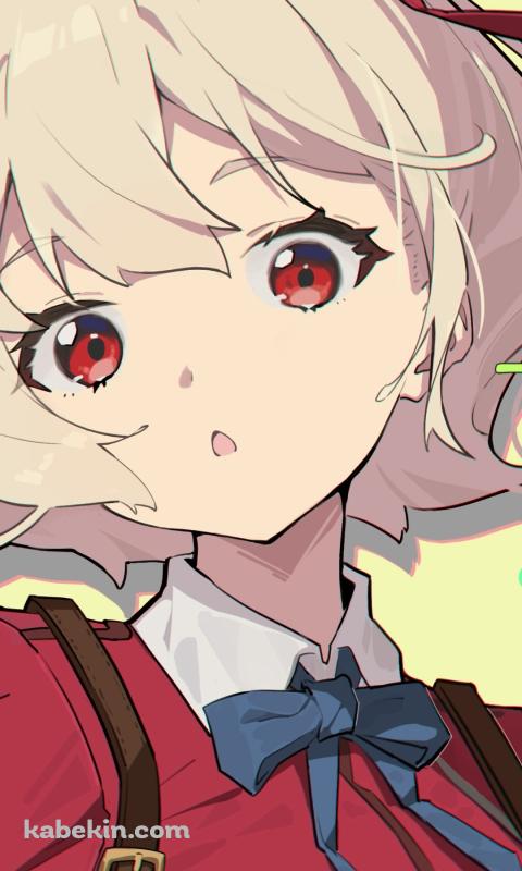錦木千束（にしきぎ ちさと）のポップなイラスト / リコリス・リコイルのAndroidの壁紙(480px x 800px) スマホ用