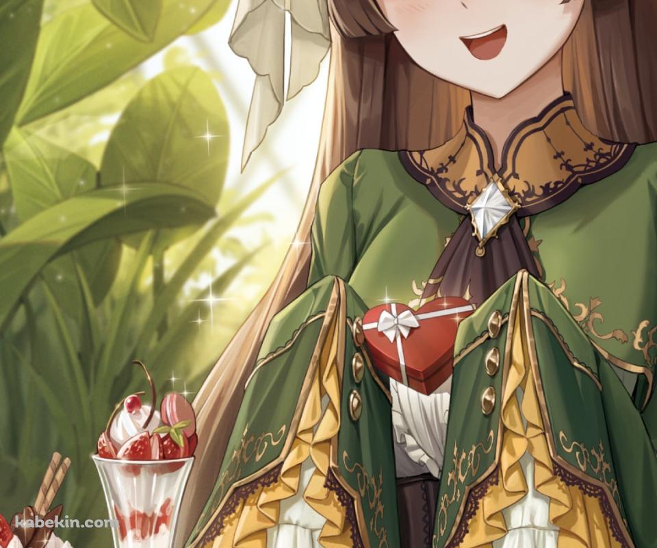 苺パフェとストロベリーショートケーキとサトノダイヤモンド / ウマ娘プリティーダービーのAndroidの壁紙(960px x 800px) スマホ用