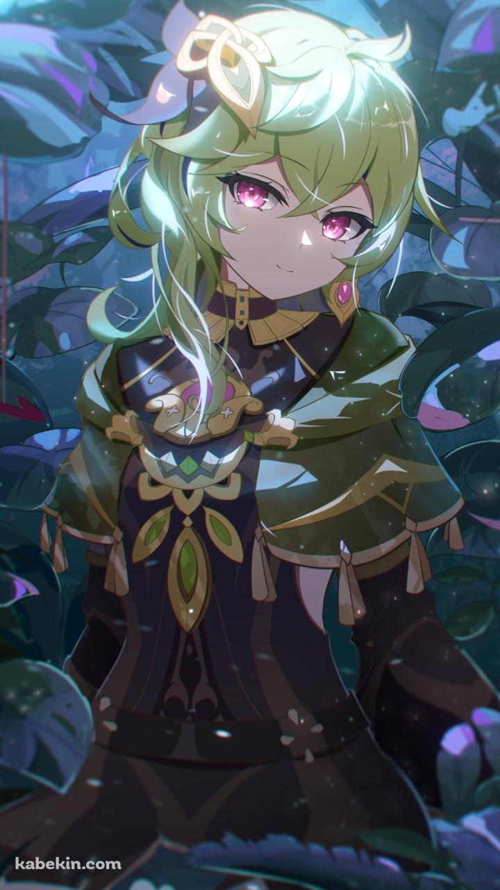 緑の木々に囲まれたコレイ / 原神のAndroidの壁紙(720px x 1280px) スマホ用