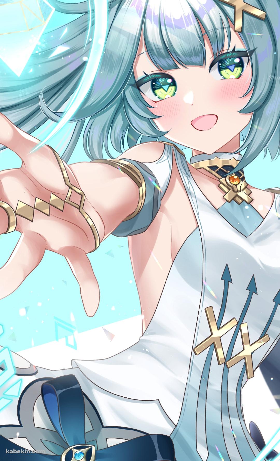 右手を差し出した笑顔のファルザン / かわいい / ムチムチ / 原神 / イラスト / ファンアートのAndroidの壁紙(1080px x 1776px) スマホ用