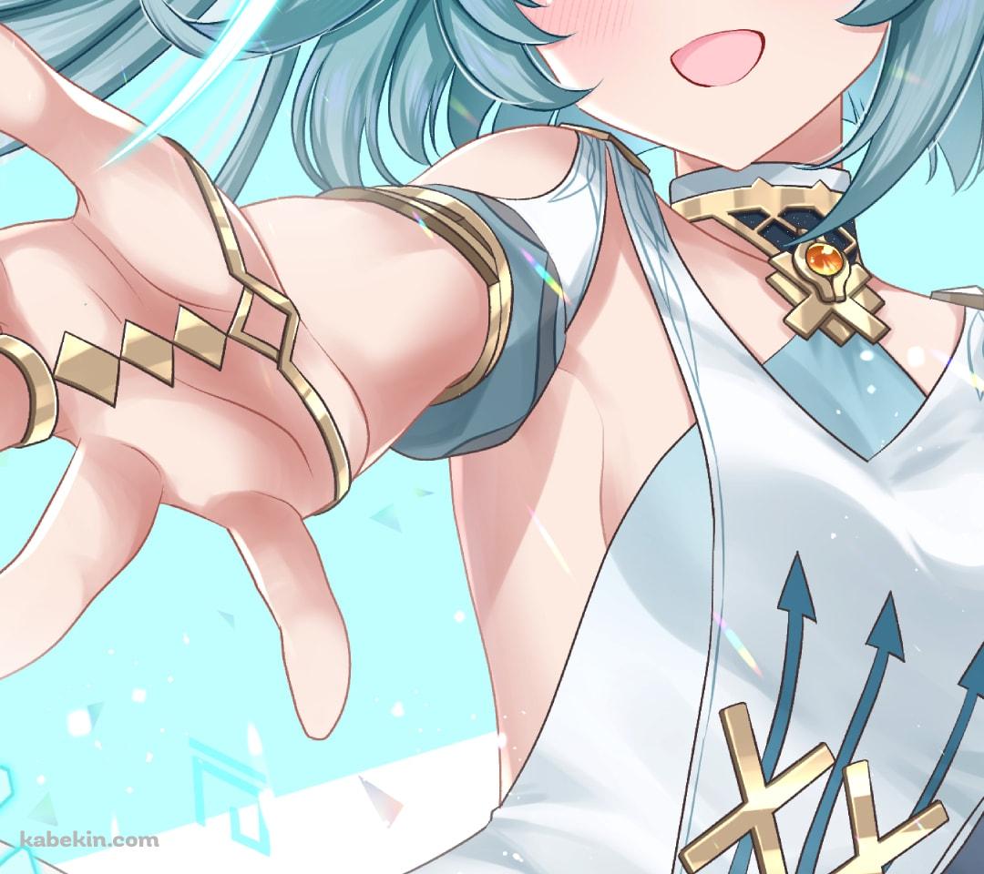 右手を差し出した笑顔のファルザン / かわいい / ムチムチ / 原神 / イラスト / ファンアートのAndroidの壁紙(1080px x 960px) スマホ用