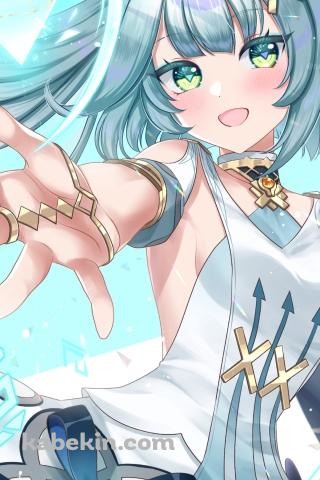 右手を差し出した笑顔のファルザン / かわいい / ムチムチ / 原神 / イラスト / ファンアートのAndroidの壁紙(320px x 480px) スマホ用