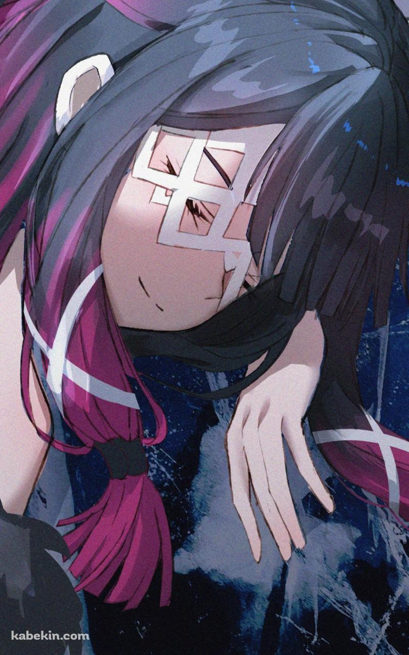 壁にもたれて寝るコロンビーナ / 原神のAndroidの壁紙(800px x 1280px) スマホ用