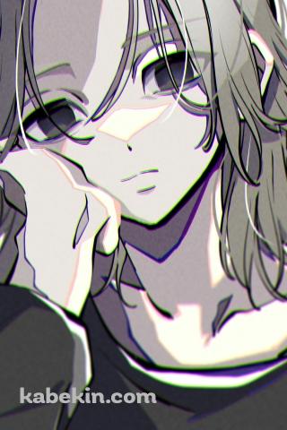 虚ろな表情でこちらを見つめる佐野万次郎 / 東京リベンジャーズのAndroidの壁紙(320px x 480px) スマホ用
