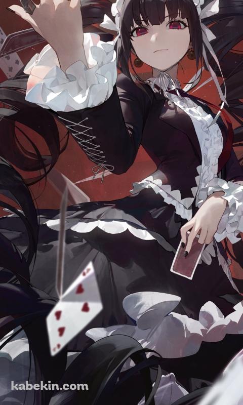 セレスティア・ルーデンベルク / 超高校級の勝負師 / ダンガンロンパ 希望の学園と絶望の高校生のAndroidの壁紙(480px x 800px) スマホ用