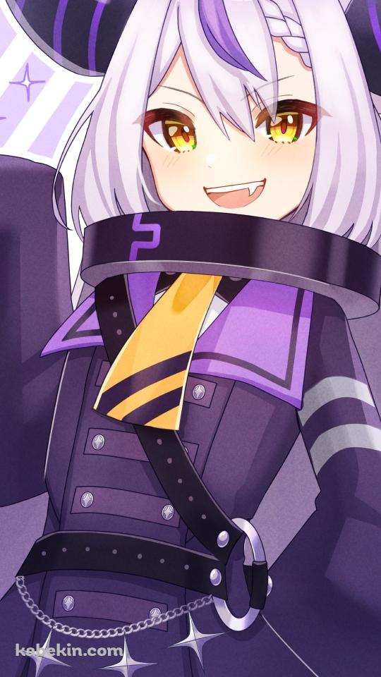 笑顔のラプラス・ダークネス / キラキラ / スマイル / ホロライブ / バーチャルYouTuber / VtuberのAndroidの壁紙(540px x 960px) スマホ用