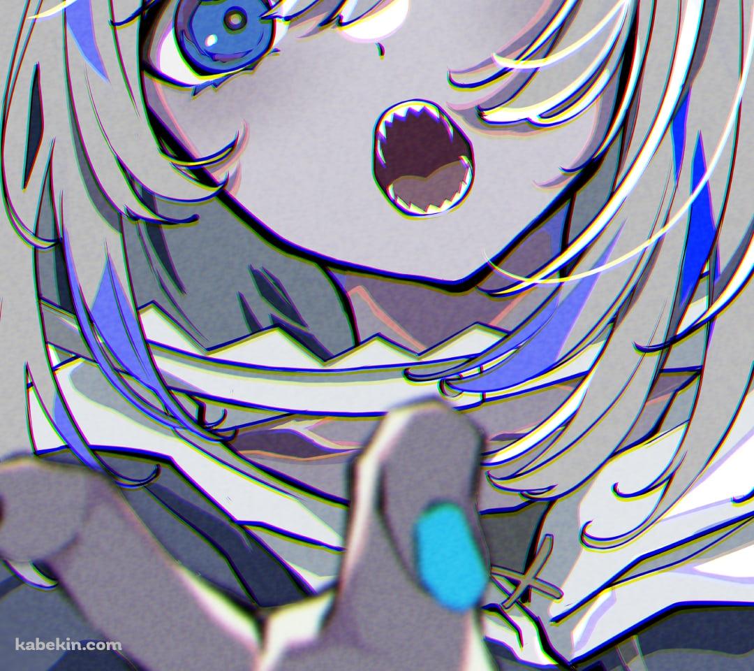 右手を差し伸べるがうる・ぐら / ラフスケッチ / ホロライブ / バーチャルYouTuber / VtuberのAndroidの壁紙(1080px x 960px) スマホ用