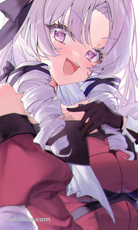 笑う壱百満天原サロメ / サロメ嬢 / にじさんじ / バーチャルYouTuber / VtuberのAndroidの壁紙(480px x 800px) スマホ用