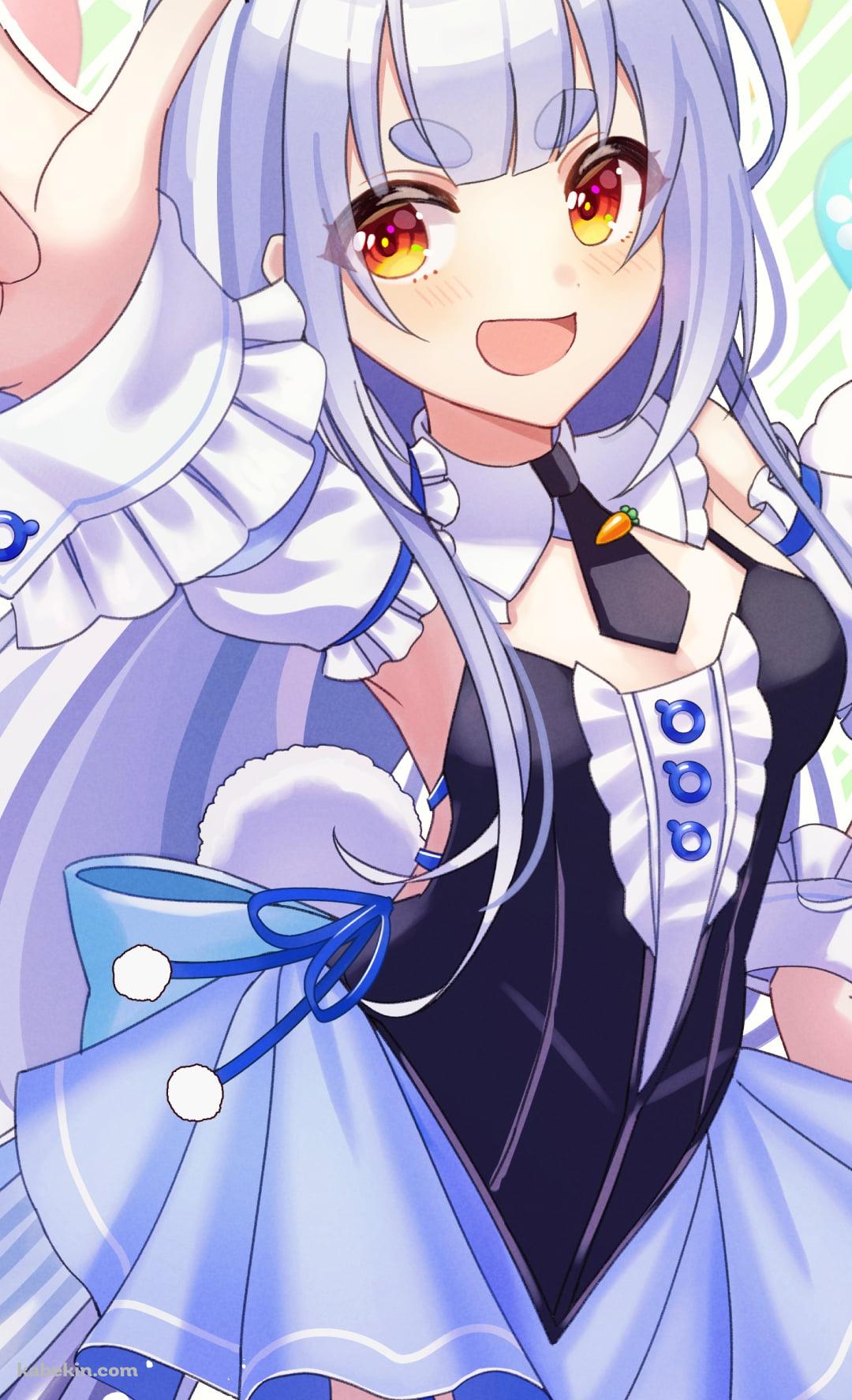 右手で指さす元気な兎田ぺこら / ホロライブ / バーチャルYouTuber / VtuberのAndroidの壁紙(1080px x 1776px) スマホ用