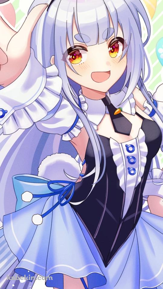 右手で指さす元気な兎田ぺこら / ホロライブ / バーチャルYouTuber / VtuberのAndroidの壁紙(540px x 960px) スマホ用