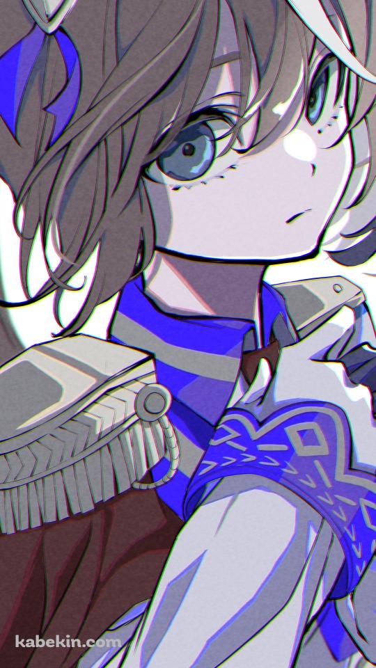 こちらを見つめるトウカイテイオー / ラフスケッチ / ウマ娘プリティーダービーのAndroidの壁紙(540px x 960px) スマホ用