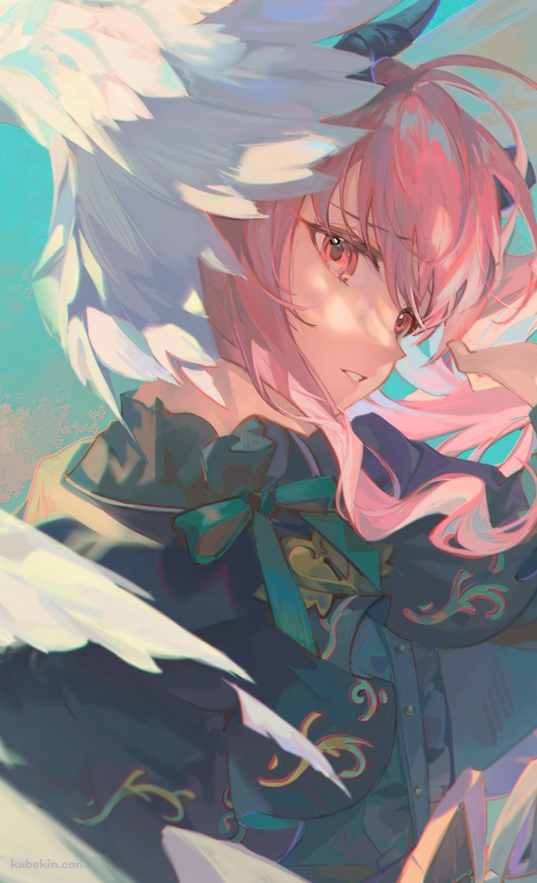 暁山瑞希 / 風になびく羽と髪 / プロセカ / プロジェクトセカイのAndroidの壁紙(1080px x 1776px) スマホ用