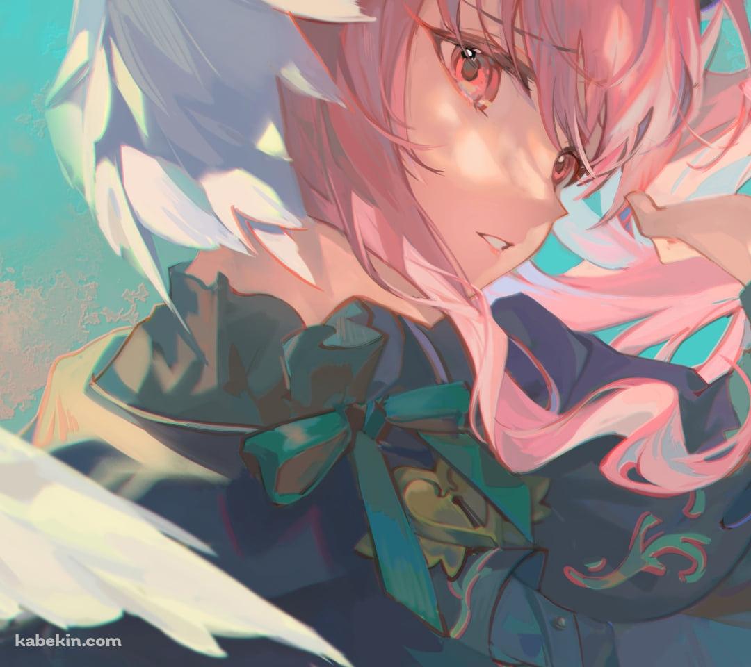 暁山瑞希 / 風になびく羽と髪 / プロセカ / プロジェクトセカイのAndroidの壁紙(1080px x 960px) スマホ用