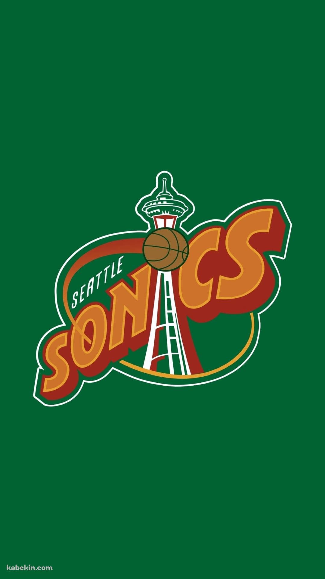 シアトル・スーパーソニックス / Seattle Supersonics / バスケットボールチームのAndroidの壁紙(1080px x 1920px) スマホ用
