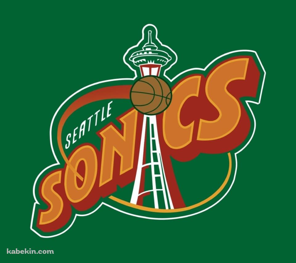 シアトル・スーパーソニックス / Seattle Supersonics / バスケットボールチームのAndroidの壁紙(960px x 854px) スマホ用