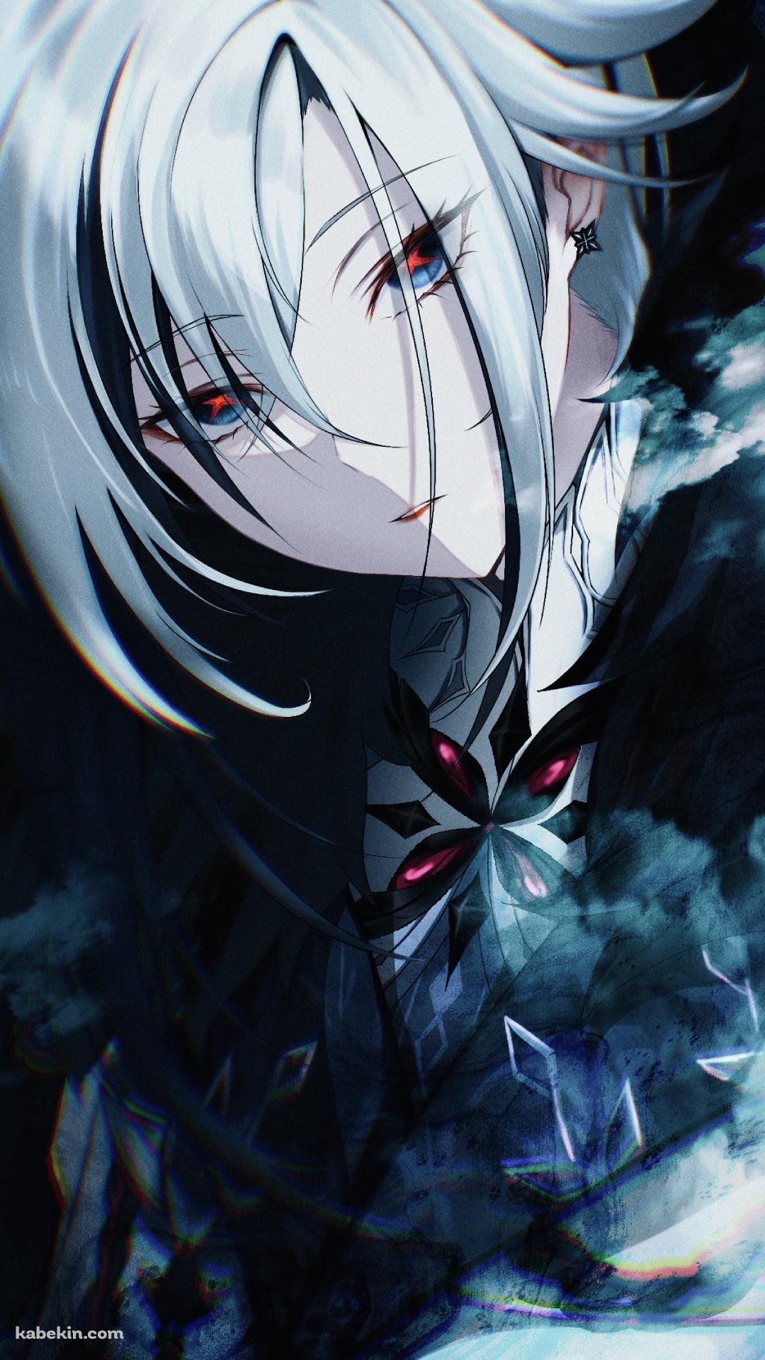 こちらを見つめるアルレッキーノ / 原神のAndroidの壁紙(1080px x 1920px) スマホ用