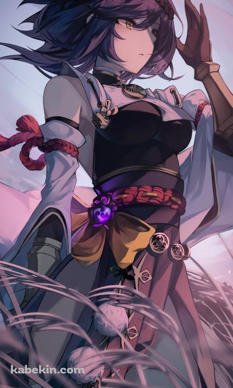 稲穂と九条裟羅 / 綺麗 / 原神のAndroidの壁紙(480px x 800px) スマホ用