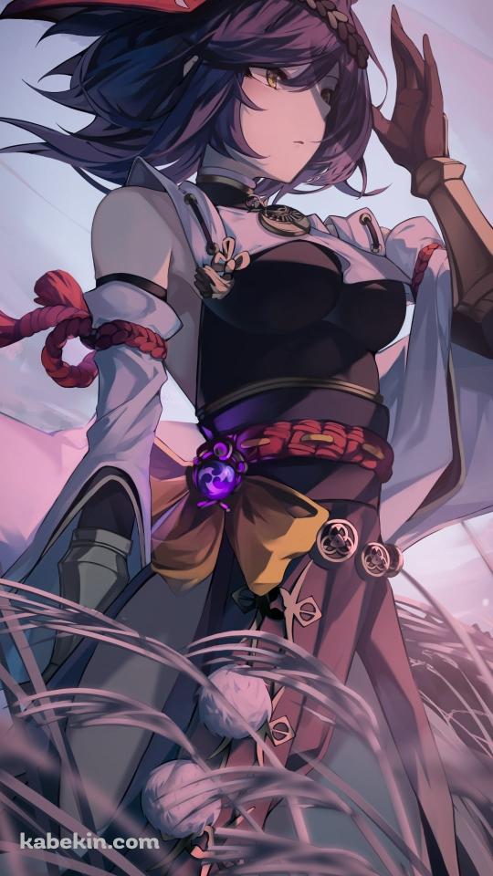 稲穂と九条裟羅 / 綺麗 / 原神のAndroidの壁紙(540px x 960px) スマホ用