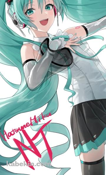 可愛い初音ミク NT / ボカロ / ボーカロイドのAndroidの壁紙(360px x 592px) スマホ用