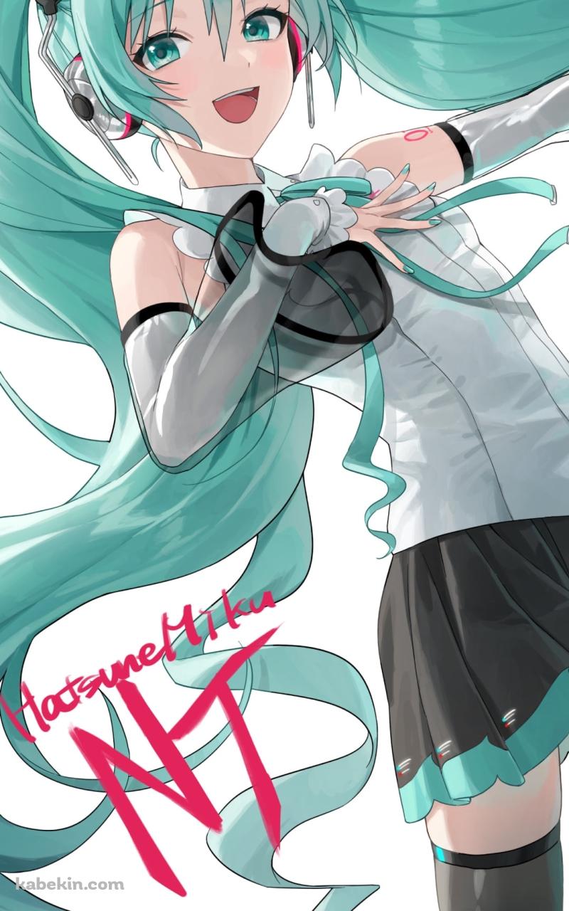 可愛い初音ミク NT / ボカロ / ボーカロイドのAndroidの壁紙(800px x 1280px) スマホ用