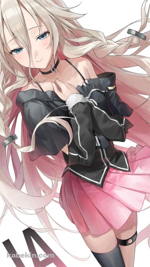 首元に手をあてるイア / IA / ボカロ / ボーカロイドのAndroidの壁紙(480px x 854px) スマホ用