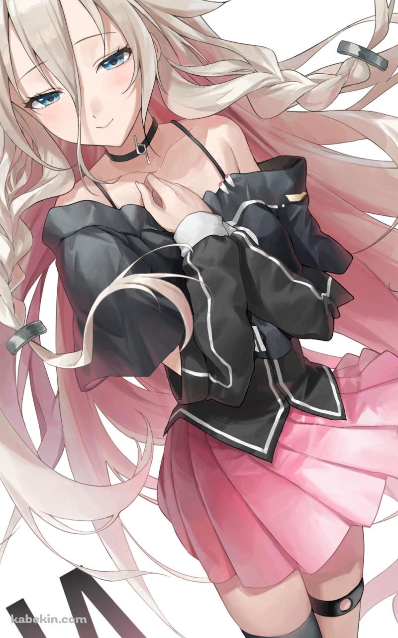 首元に手をあてるイア / IA / ボカロ / ボーカロイドのAndroidの壁紙(800px x 1280px) スマホ用