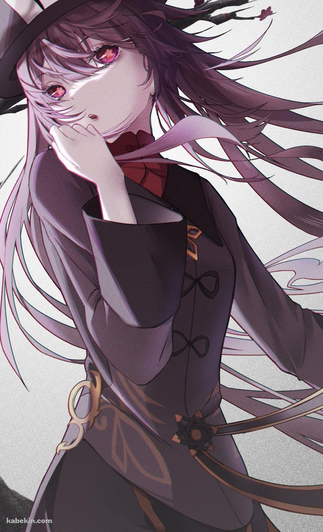 枯れた木と下から見上げた胡桃 / 原神のAndroidの壁紙(1080px x 1776px) スマホ用