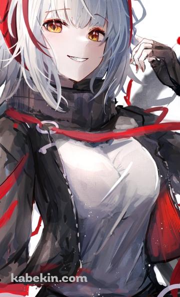 笑顔のW / だぶち / 可愛い / 傭兵 / アークナイツのAndroidの壁紙(360px x 592px) スマホ用