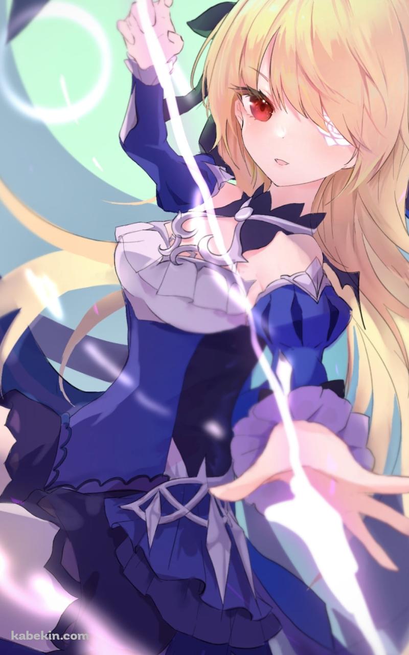 光る矢で射貫くフィッシュル / 極夜の真夢 / 原神のAndroidの壁紙(800px x 1280px) スマホ用