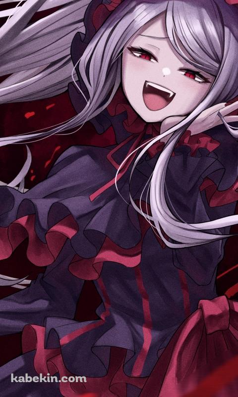 高笑いするシャルティア・ブラッドフォールン / オーバーロード / イラスト / ファンアートのAndroidの壁紙(480px x 800px) スマホ用